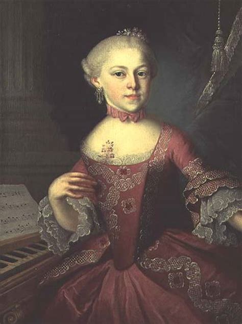 Maria Anna Mozart Called Nannerl1751 Peter Anton Lorenzoni En