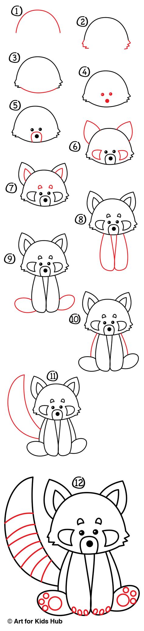 Easy Drawings For Kids Panda