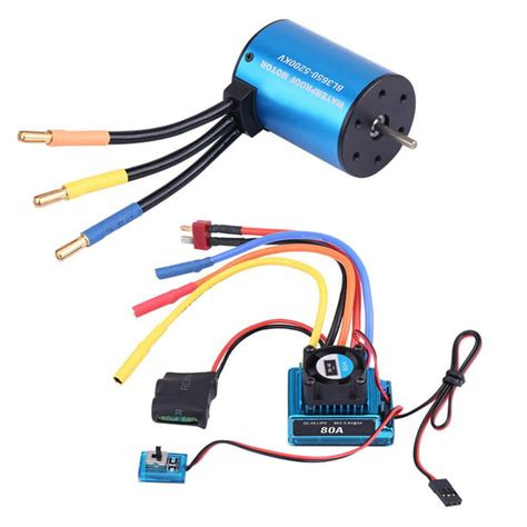 Lyumo Rcharlance Waterproof Brushless Set 3650 Motor With Esc For 110