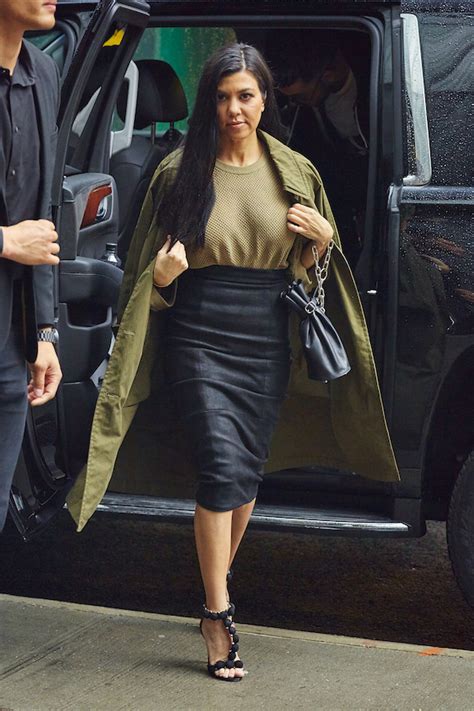 omg did kourtney kardashian really not realize that her outfit was completely see thru shefinds