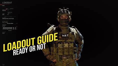 Loadout Guide Ready Or Not Youtube