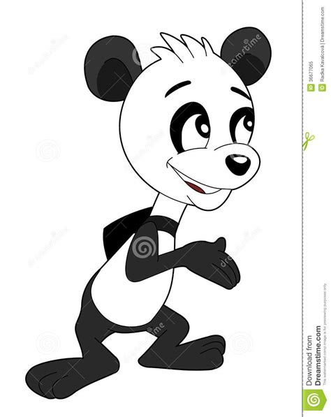 Cute Panda Cartoon Stock Illustration Illustration Of