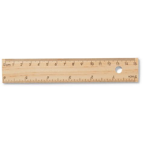 Brilliant Basics Wooden Ruler 15cm Brown Big W