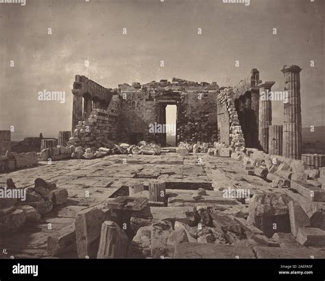 William James Stillman The Acropolis Of Athens Plate 14 1869 1870