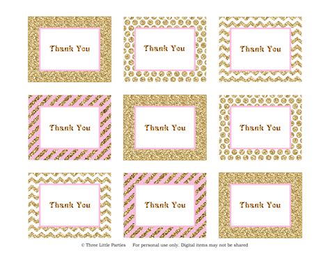Designed with small business owners in mind, this business thank you we understand that you might want to print them yourself or get them printed professionally, so when you purchase this thank you card template. Sparkle Thank You Tags Freebie