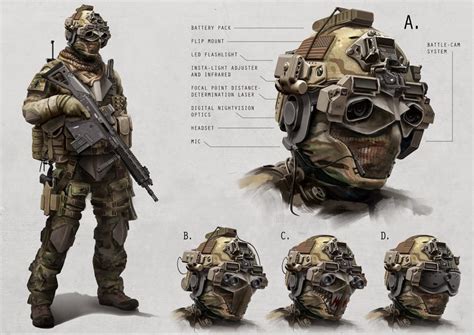 Alex Jessup Detailed Future Soldier Concept Art And The