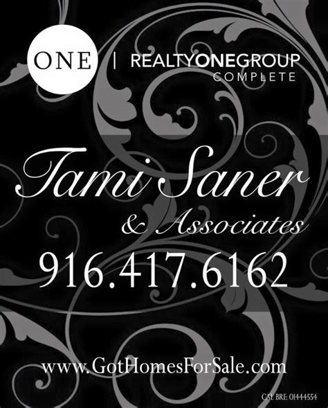 Tami Saner Realty One Group Complete Rocklin Realty Completed