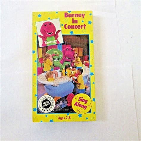 Barney Friends Barney In Concert Introducing Baby Bop Backyard Gang Vhs