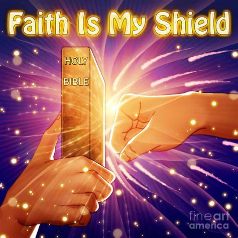 Faith Is My Shield Painting By Nehemiah Art Fine Art America