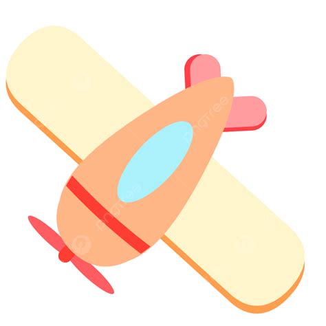 Small Plane Clipart Transparent Background Lovely Orange Small Plane