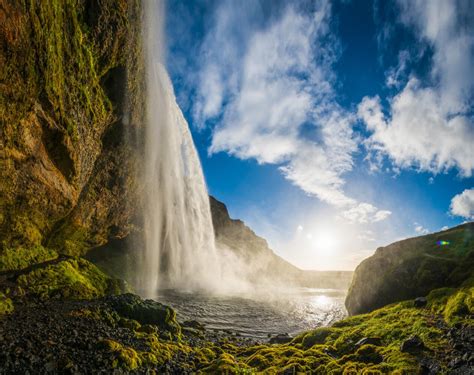 Wasserfälle In Island Quelle Des Lebens