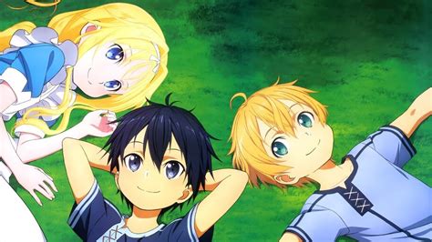 And although he is not sure whether this is a live player or a npc character, kirito communicates with him and understands that eugeo is like a man who does not. Kirito, Alice, Eugeo, Sword Art Online Alicization, 8K, #4 ...