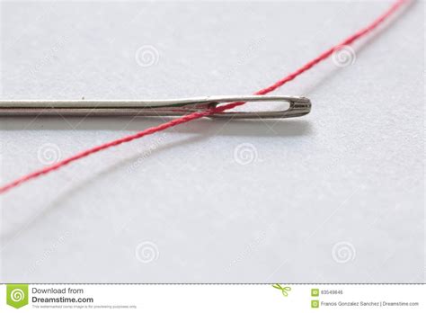 Hand Sewing Needle With Thread Stock Photo Image Of Tomatoes Baking