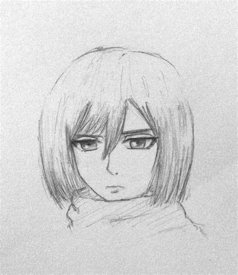 I Did A Sketch Of Mikasa Hope You Like It Rattackontitan