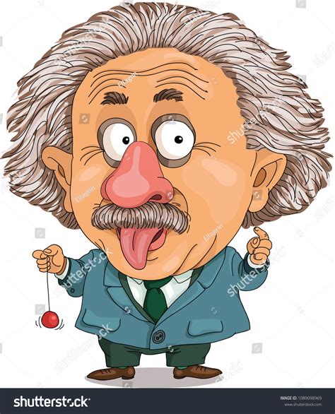 Albert Einstein Cartoon Photo Draw Fever