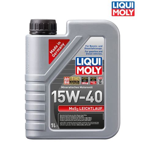 Motorový olej 4T 15W-40 MOS2 LEICHTLAUF - 1L - minerální motorový olej | Liqui Moly - DarkBiker.cz