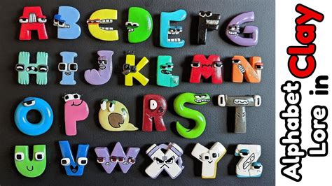 Making All 26 Alphabet Lore Letters Polymer Clay Tutorial Youtube