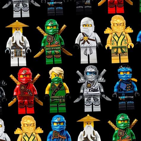 Ninjago Lego Characters 25 Pattern Crew