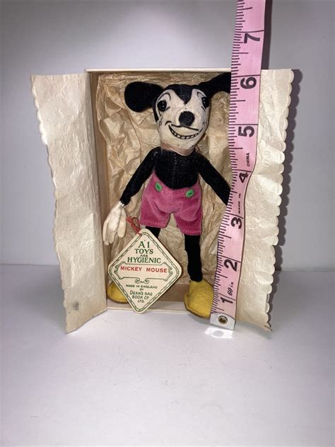 Deans Rag Book Mickey Mouse Antique From 1930s With Tag Ebay