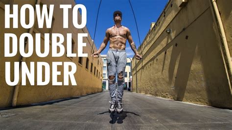 Jump Rope Double Under Tutorial Youtube