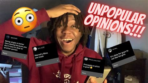 Unpopular Opinions 😳 Youtube
