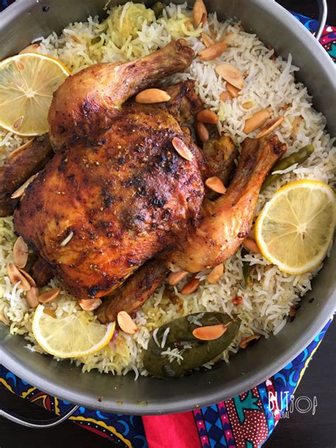 Yemeni Chicken Mandi Baked Smoky Chicken Rice