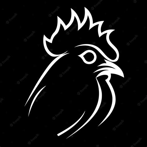 Premium Vector Chicken Bird Animal Head