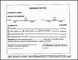 Doctors Note Template With Stamp Images