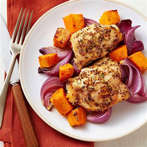 Roast Chicken And Sweet Potatoes Recipe Eatingwell