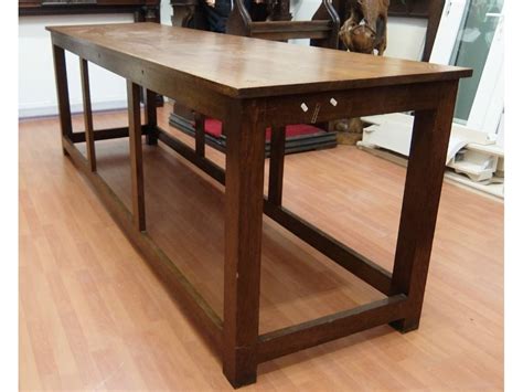Oak Communion Table Solid Antique 3050x830mm Desk Church Chapel