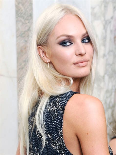 View From The Red Carpet Candice Swanepoel Goes Platinum Allure