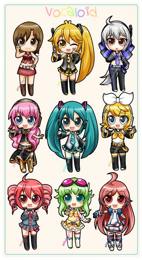 Series 1 Vocaloid Girls By Akage No Hime On Deviantart