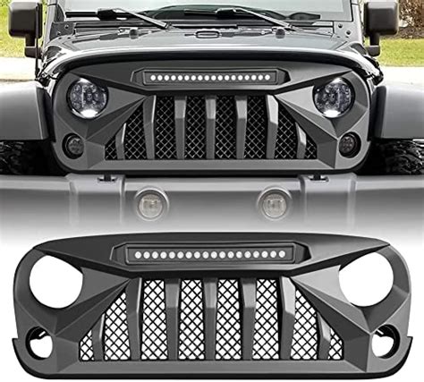 American Modified Matte Black Front Gladiator Vader Grill For 2007 2018
