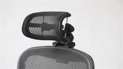 Computer chair with footrest adjustable backrest reclining office chairfeature: Positioning - Headrest for Herman Miller Aeron Chair - YouTube