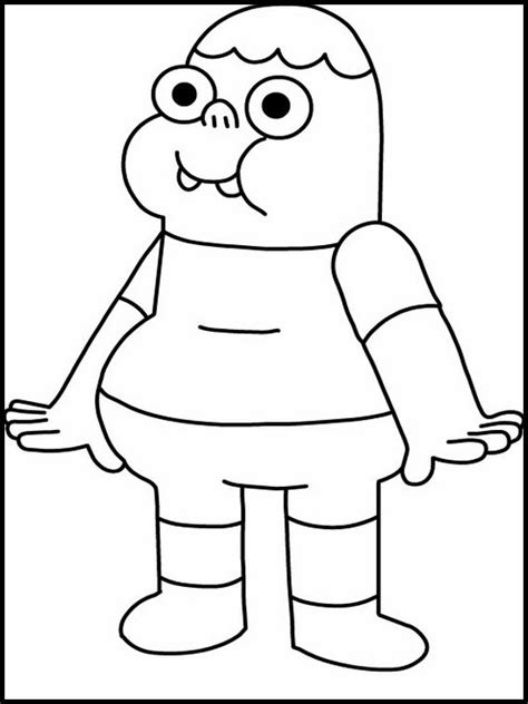 Printable Coloring Pages For Kids Clarence 9 Easy Cartoon Drawings
