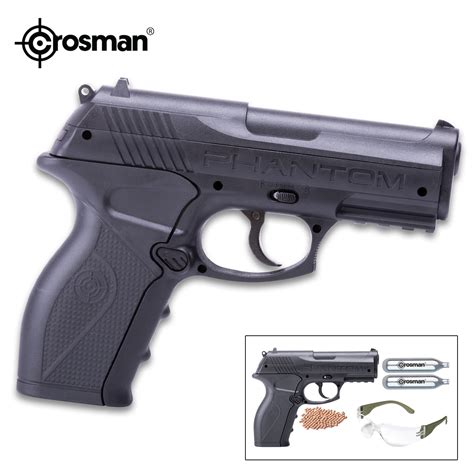 Crosman Phantom Kit CO2 Powered Air Pistol Polymer Frame Precision