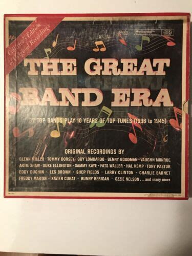Readers Digest Vinyl Lp Box Set Of 10 Records The Great Band Era 1936