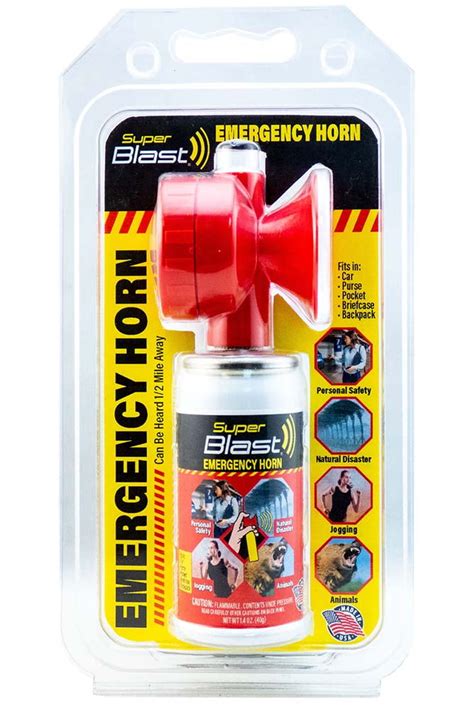 Super Blast Emergency Air Horn Signals For Help From Up To 12 Mile
