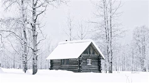 40 Winter Log Cabin Wallpaper Wallpapersafari
