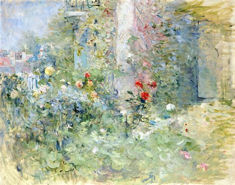 O Jardim Em Bougival 1884 Berthe Morisot