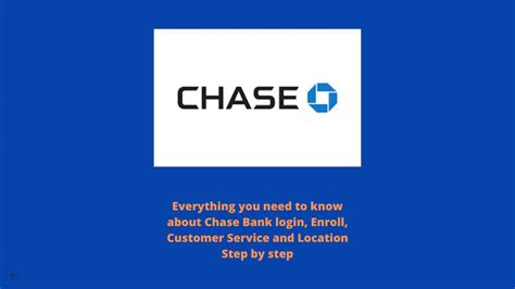 Chase Bank Login Enroll Customer Service And Location Money Subsidiary