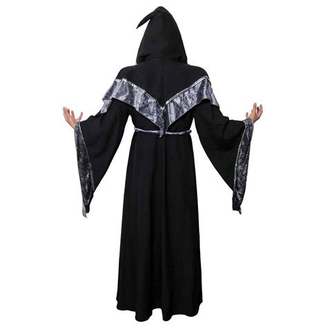 Fancy Dress And Accessories Toys And Games Small Mens Dark Wizard Robe