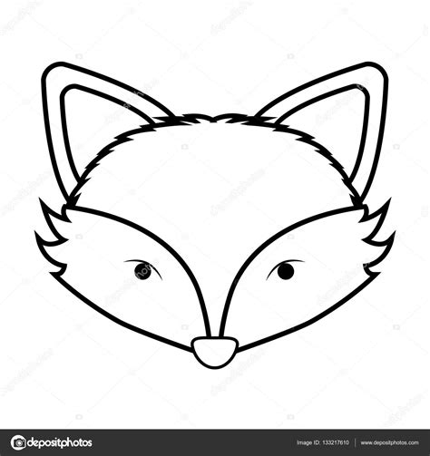 Fox Face Coloring Pages