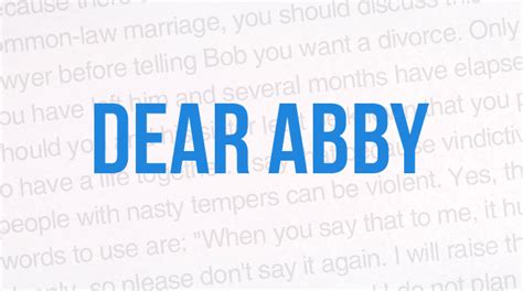 Dear Abby Photo Of Naked Stepsister Is No Longer A Laughing Matter