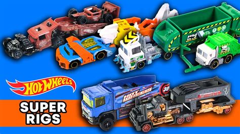 Truck Yeah Unboxing Of Hot Wheels Newest Super Rigs Trash Basher