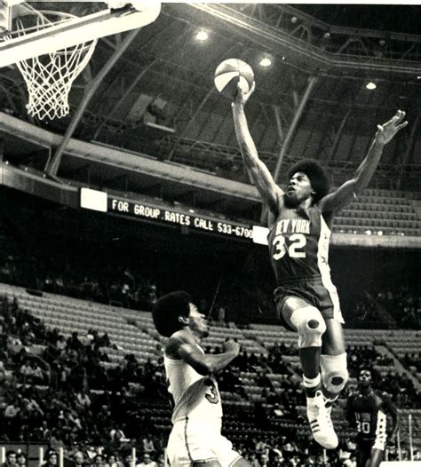 Julius Erving 1974 Dr J Playing For The Ny Nets Basketball Moves