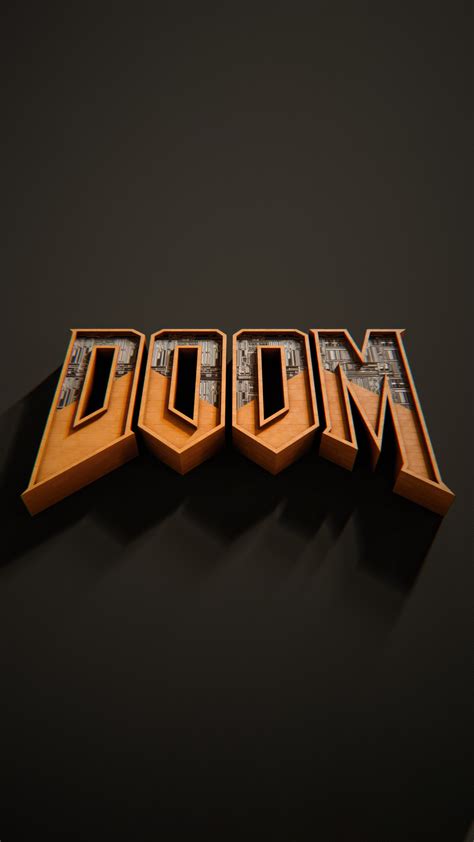 2160x3840 Doom Game Logo 3d Sony Xperia Xxzz5 Premium Hd 4k