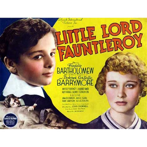 Little Lord Fauntleroy Poster 27x40 1936