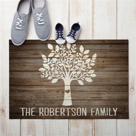 Family Tree Personalized Doormat | Personalized Planet | Personalized door mats, Personalised ...