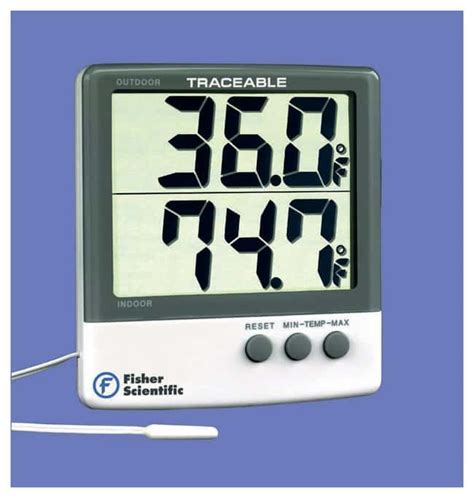 Fisherbrand Thermomètres Numériques Traceable Avec Capteurs Courts